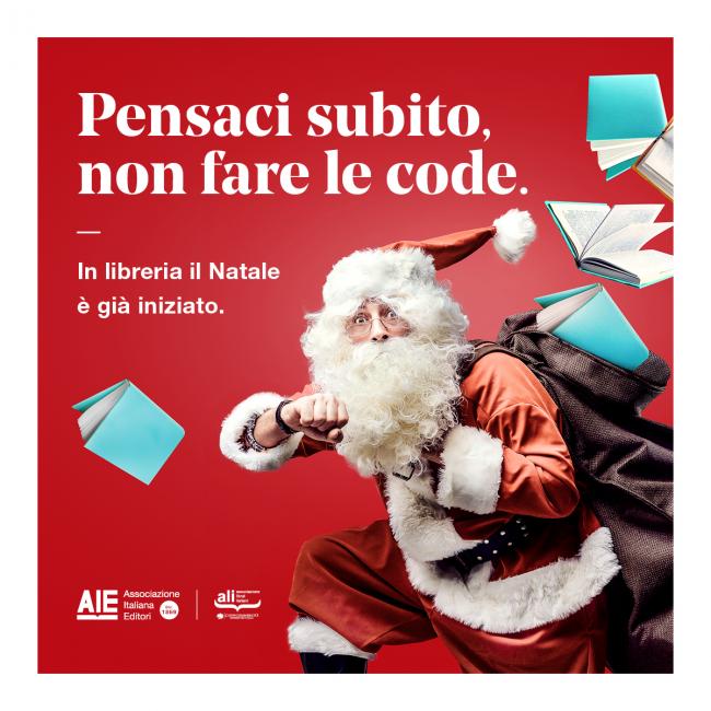 Libri: parte oggi la campagna degli editori “Pensaci subito, non fare le code. In libreria il Natale è già iniziato”
