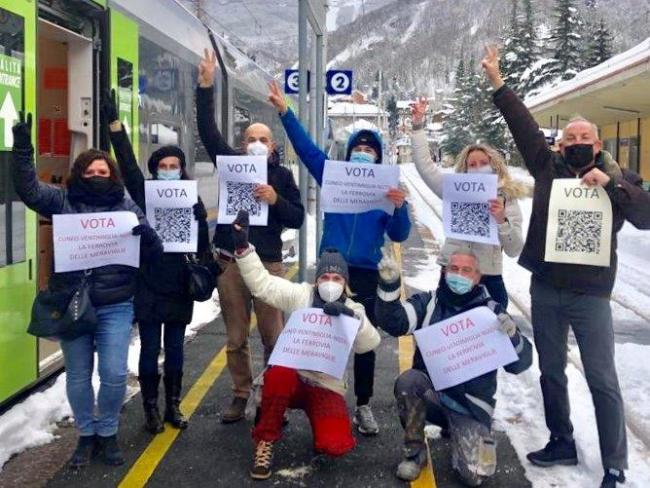 Cuneo-Ventimiglia-Nizza, la Ferrovia delle Meraviglie, Luogo del Cuore 2020!
