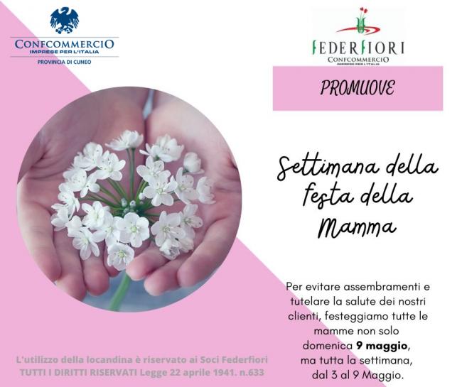 Federfiori-Confcommercio, Festeggiamo insieme la Settimana della Festa della Mamma