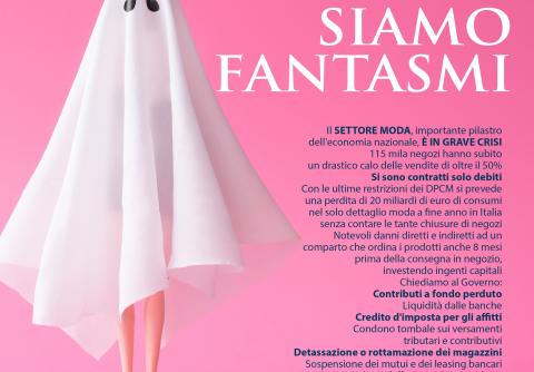 Iniziativa a tutela dei negozi di moda: "Non siamo fantasmi"