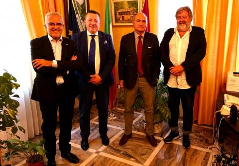Confcommercio della provincia di Cuneo incontra il Questore Carmine Rocco Grassi