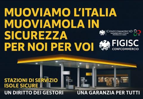 Figisc-Confcommercio, Impianti di carburanti a rischio sicurezza